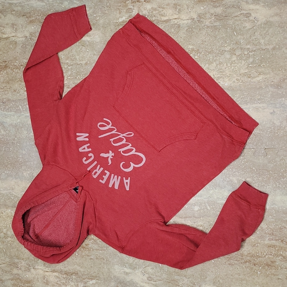 AMERICAN EAGLE WOMENS COTTON BLEND HOODIE SIZE M